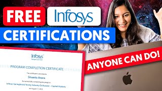 FREE Online Courses with Certificate by Infosys | REPUTED Tech & NonTech Courses