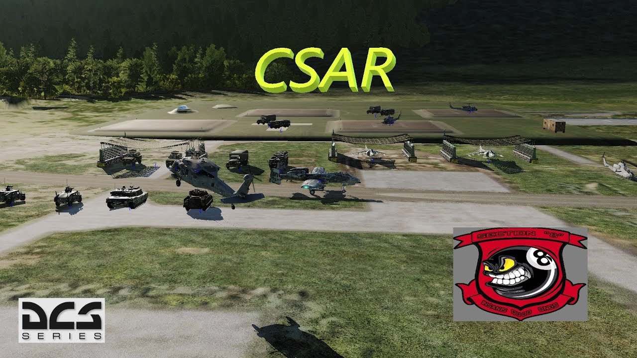 DCS 2.5 -A10C, F18C, UH1, CSAR ON THE TRAINING MAP