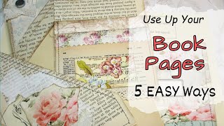 Use Up Your Book Pages 5 Easy Ways