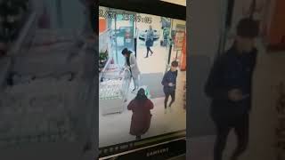 Güpegündüz Hırsızlık Yapan Arsız Kadın