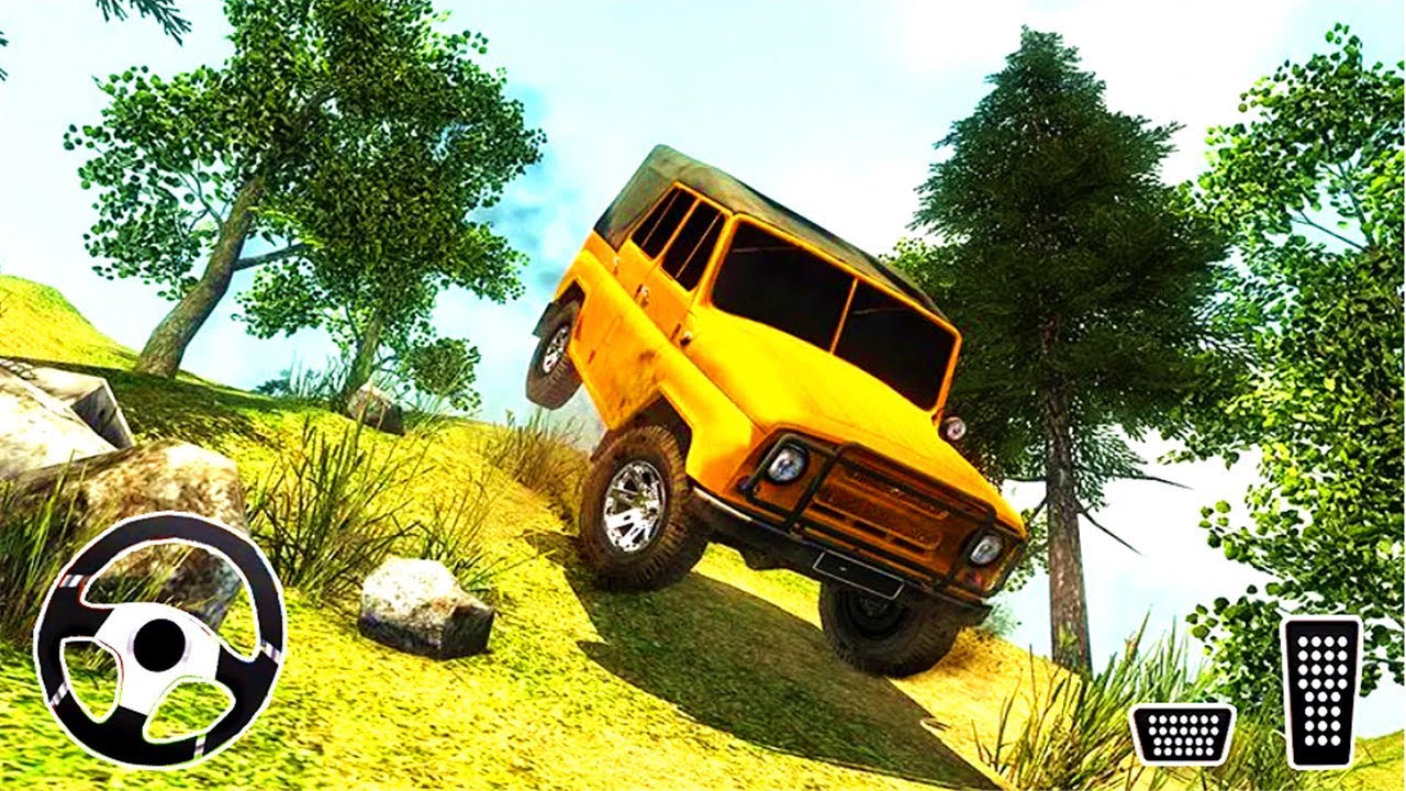 Off road Jeep 4x4 Hill Driving Simulator： Pickup Truck Driving Game #2 - Android GamePlay