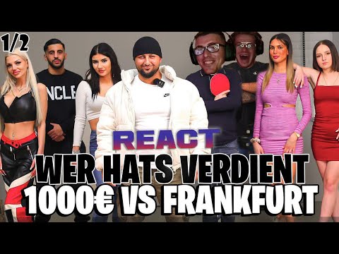 SO ASOZIAL! 1000€ FÜR DEN EHRENLOSESTEN!! 1/2  - REACT AUF PUMPING MNKY #show #challenge #reaction