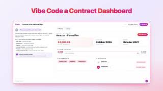 VIbe Code Contract Dashboard