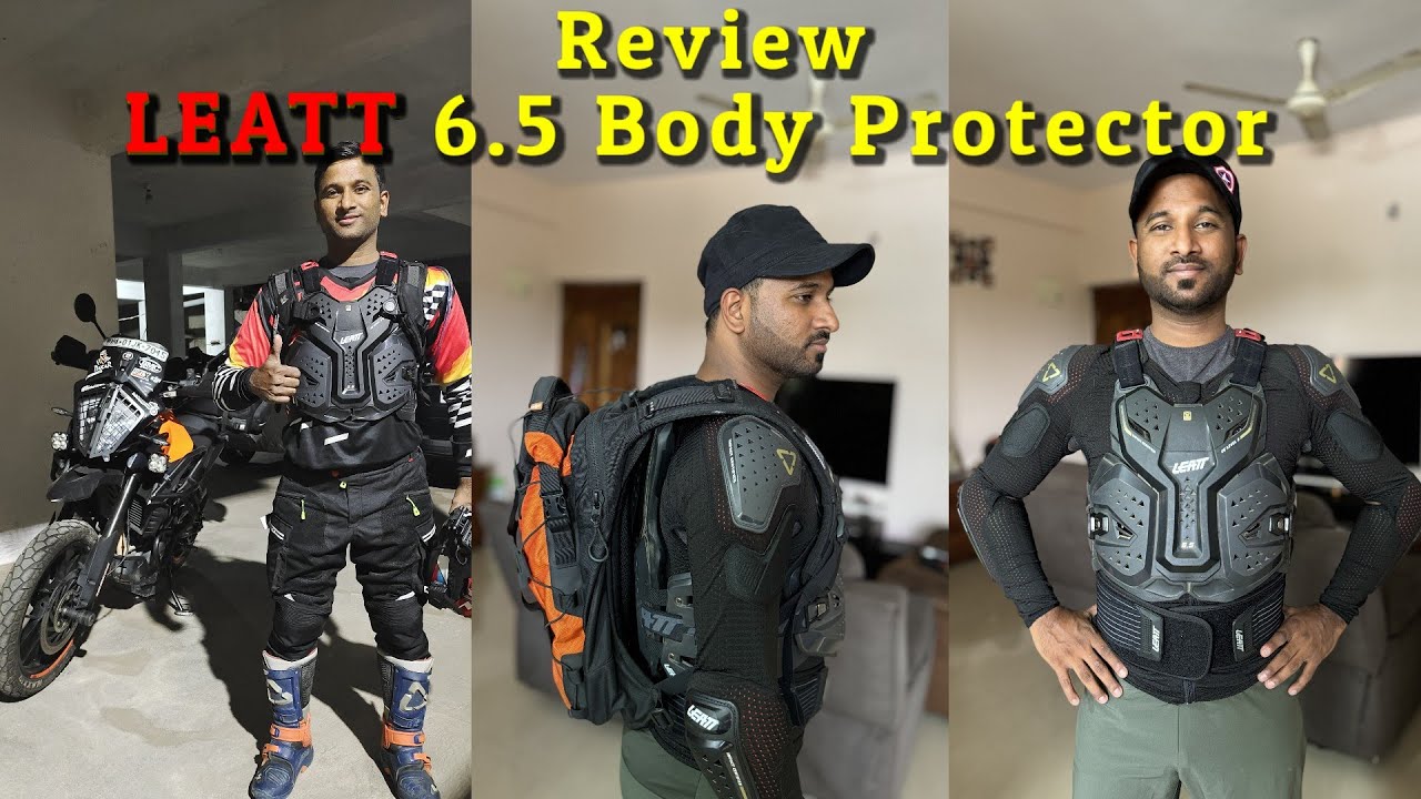 LEATT 6.5 Body Protector Review My 35000RS new adventure Riding Gear 
