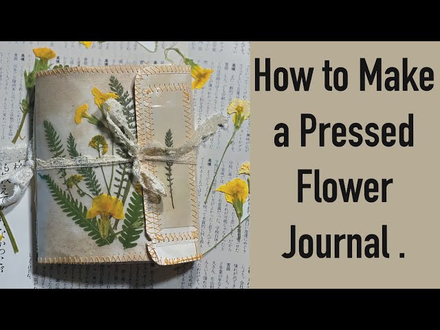 Craft With Me: Making Pressed Flower Tags and Bookmarks 