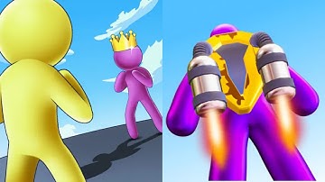 Giant Rush vs Blob Runner 3D All Levels Gameplay Dual Games (iOS, Android)