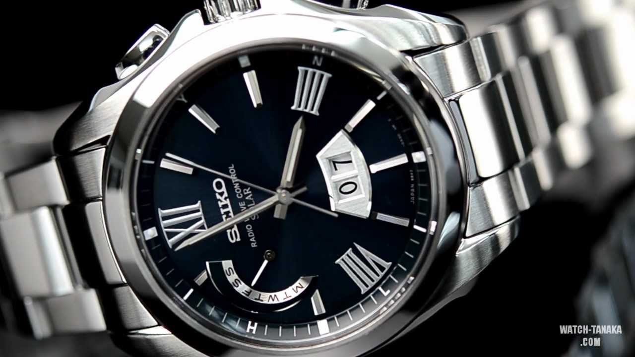 SEIKO BRIGHTZ SAGA081 ブライツ ソーラー電波 ビッグカレンダー - YouTube