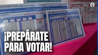 ¿Sabes cómo votar en la elección judicial? Claudia Zavala lo explica