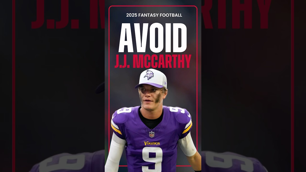 Should You AVOID J.J. McCarthy in Fantasy Football Drafts? 