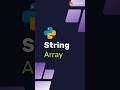 The Secret to String Arrays in Python! 🔥⚠️