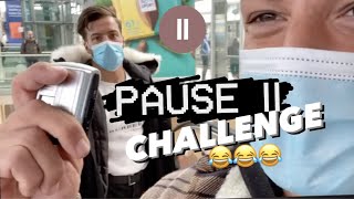 PAUSE CHALLENGE auf der STRAßE! (LACHKICK 😂) I AJ PUMP