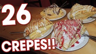 26 Delicious Crepes Challenge in Bellingham, Washington!!