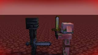 Wither Skeleton vs Zombified Piglin