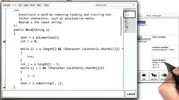 Using the Debugger with Sara 3 - Intro to Java Programming