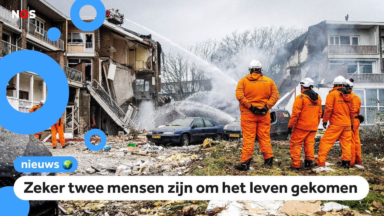 Flat ingestort na grote explosie in Den Haag