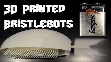 3D Printed Bristlebots - Bashbot Series
