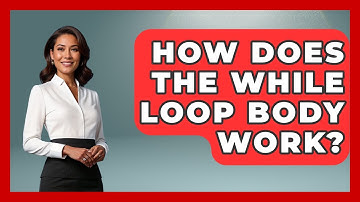 How Does The While Loop Body Work? - JavaScript Toolkit