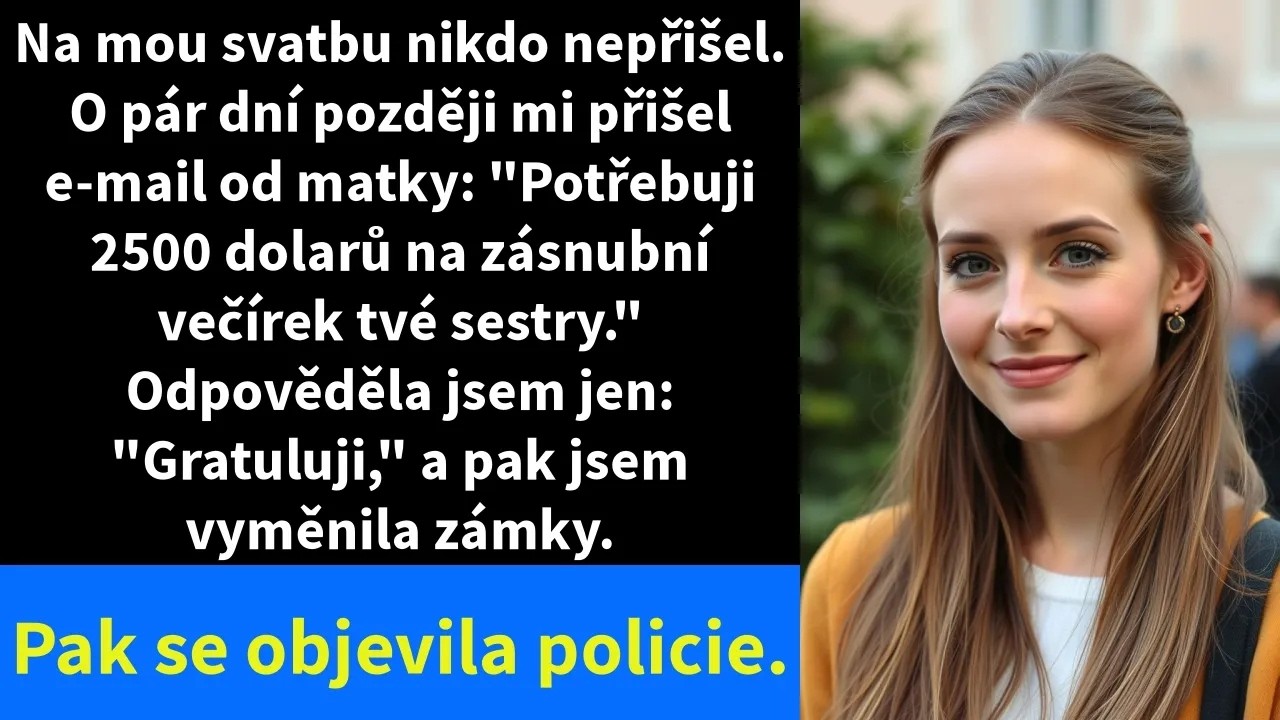 Den, kdy mi matka a sestra zavolaly policii do mého vlastního bytu, jsem si myslela, že to nemůže být horší. Stála jsem v bílých šatech, které mi měly přinést štěstí, ale místo toho jsem...