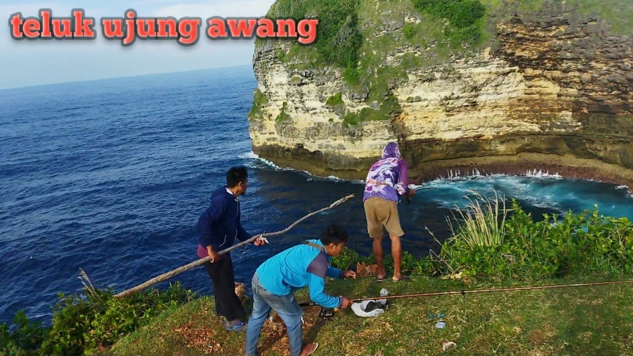 mancing tebing teluk ujung awang