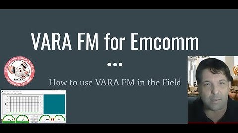 VARA FM for Emcomm- "Oliver Dully, K6OLI", 07-15-2021