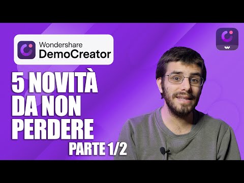 Parte 1🔥 Le novità di Wondershare Democreator 7! - Programmi per registrare schermo