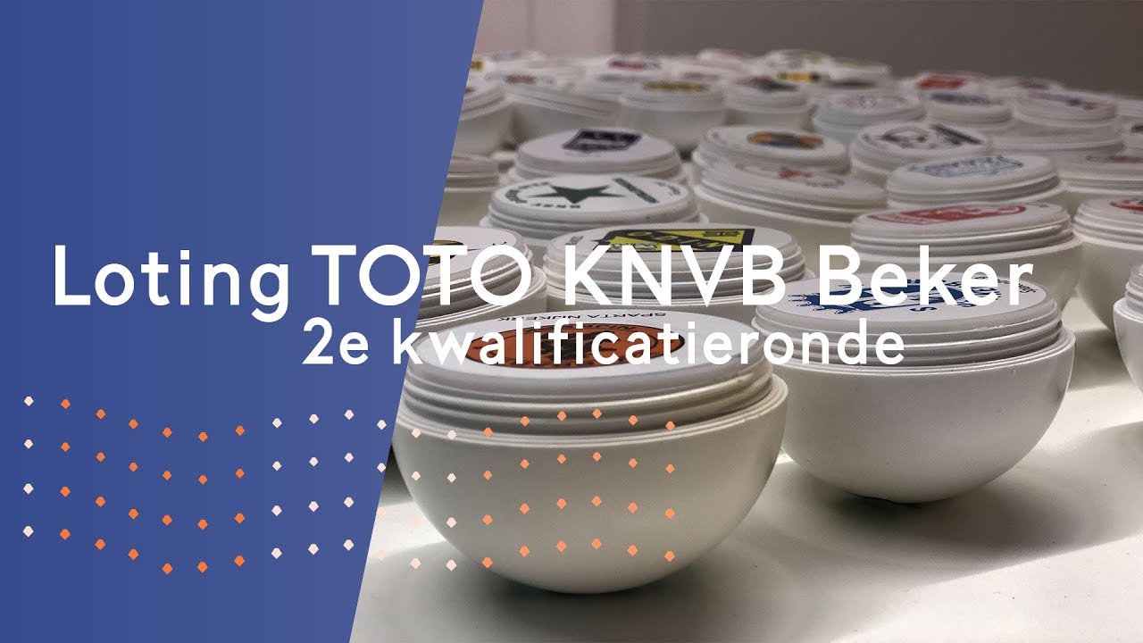 Loting tweede kwalificatieronde TOTO KNVB Beker
