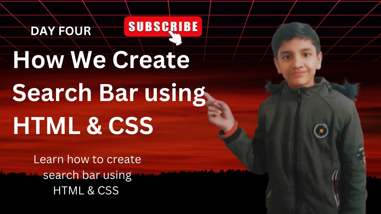 How to Create a Search Bar Using HTML & CSS | Beginner to Pro Practice ...
