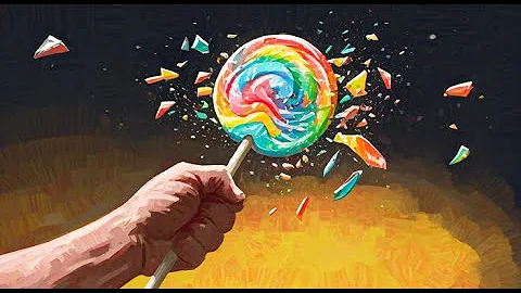 Satisfying Video Asmr Unboxing GIANT Rainbow Lollipop with Yummy Sweets Chocolate and candy Cutting.
