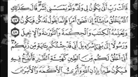 سورة آل عمران [ من الآية 30 إلى 61 ] بصوت الشيخ ماهر المعيقلي