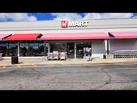4K𝐖𝐀𝐋𝐊 Grocery Shopping at H-Mart in Fort Lee NJ