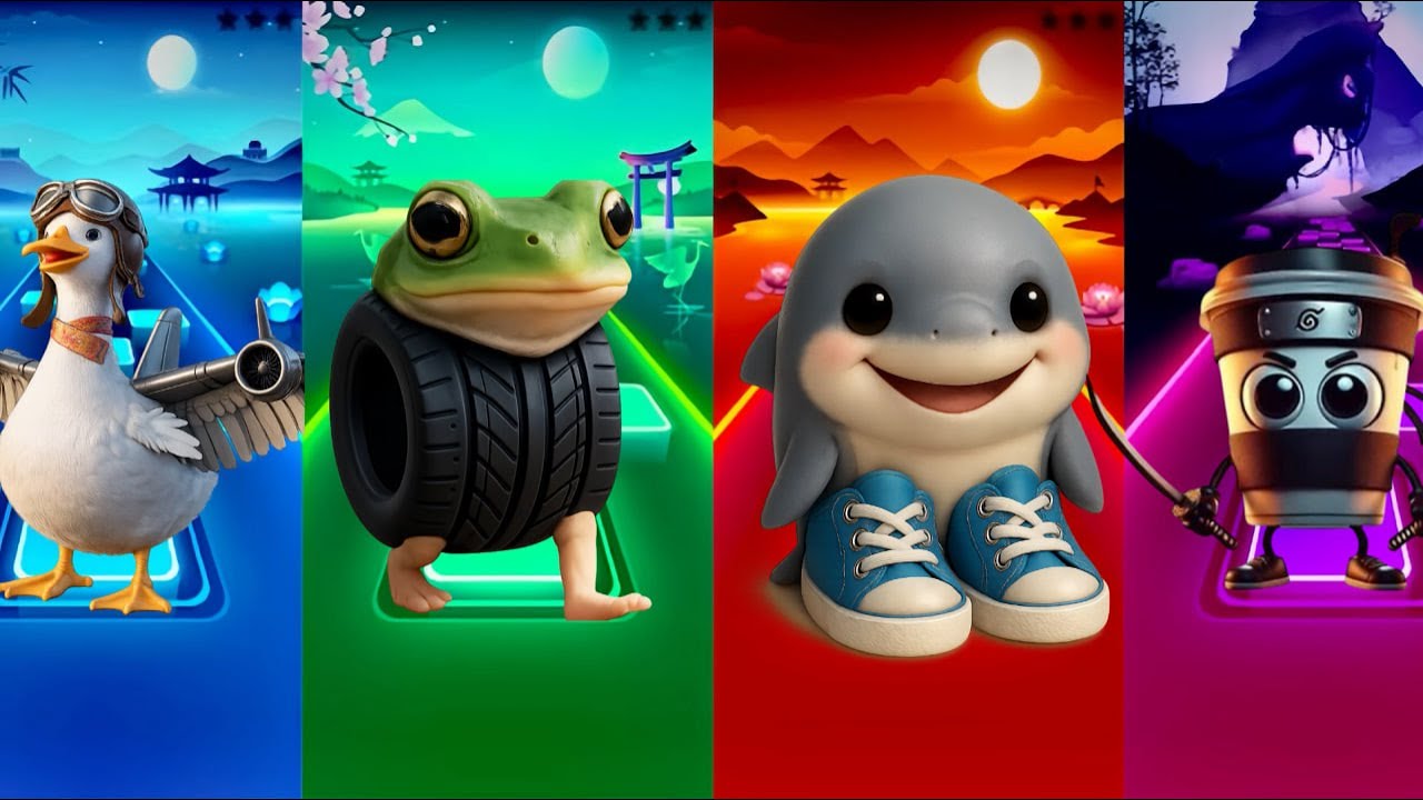 🔥🎵 Bombombini gusini 4️⃣ Boneca Ambalabu 🌟⚡️ | Tralalero Tralala 🎹💥 Cappuccino Assassino 🌈🎶