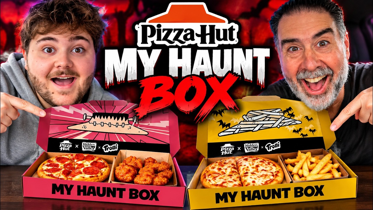 【激レア】Pizza Hut x M&M's Halloween Pizza Hut MY HAUNT BOX Returns for Halloween 2026! We Tried It