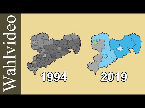 Europawahlen in Sachsen 1994 bis 2019