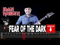 【IRON MAIDEN】[ Fear Of The Dark ] cover by Masuka | LESSON | GUITAR TAB on Screen