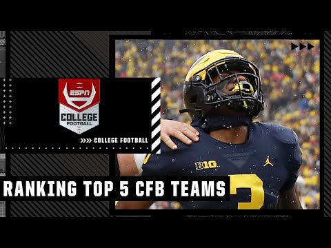 Ranking CFB's top 5 teams after a hectic Rivalry Week | CFB on ESPN