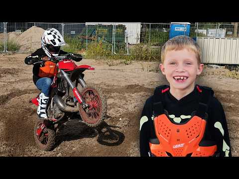 Sjoerd's first miles on his dirt bike