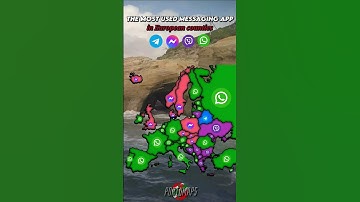 The most used messenger app in European countries