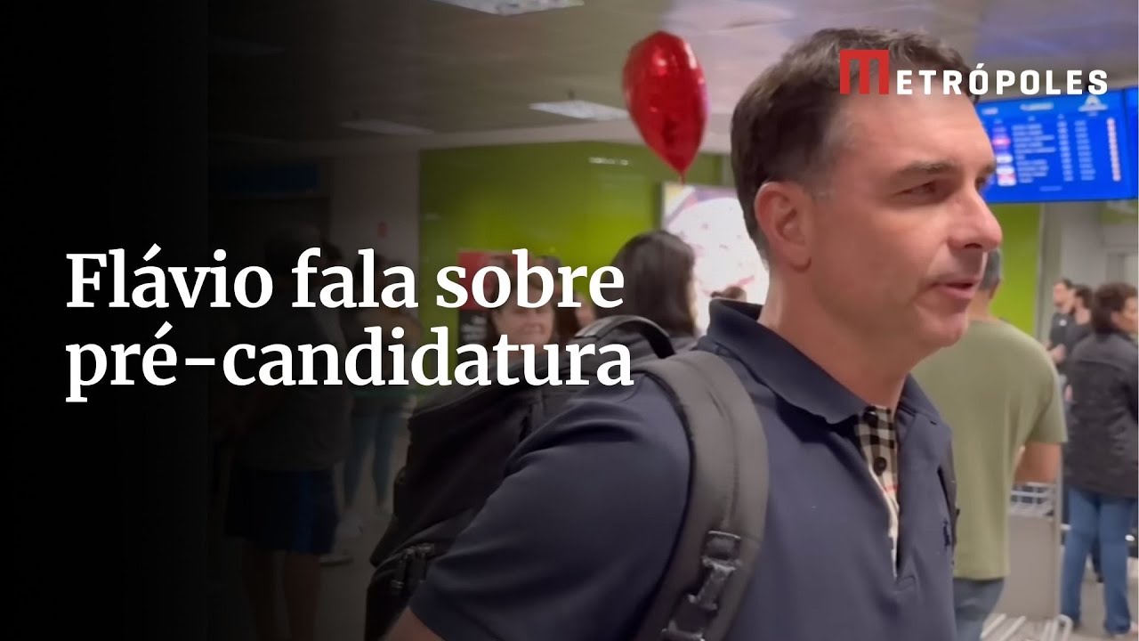 Íntegra: Flávio Bolsonaro chega a Brasília e detalha conversa com Tarcísio sobre pré-candidatura