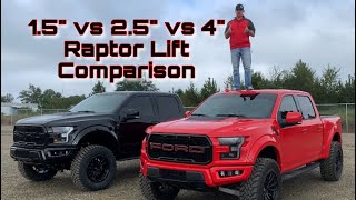 Ford Raptor Lift Comparison || 1.5' vs 2.5' vs 4' INDORAPTOR Performance Truck Packages 2020