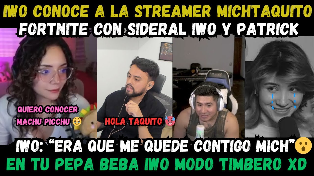 🔥IWO CONOCE A MICHTAQUITO 🔥 INFIELIWO IS BACK 🔥SIDERAL, IWO Y PATRICK JUGANDO RETO DE FORTNITE XD 🤣🤣