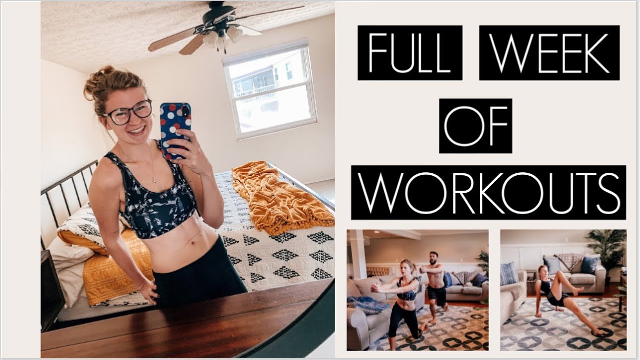 MY WEEKLY AT HOME WORKOUT ROUTINE // SIMPLE BUT EFFECTIVE! YouTube
