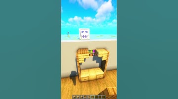 How to Build a mirror in Minecraft! #shorts