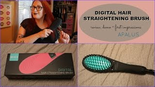 Digital Hair Straightening Brush | Review, Demo, And First Impressions!