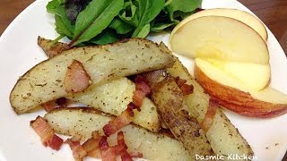 【字幕】培根香烤馬鈴薯| How to Make Bacon Potato Wedges 