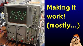 Restoring a Vintage Analog Oscilloscope | Finishing the Restoration