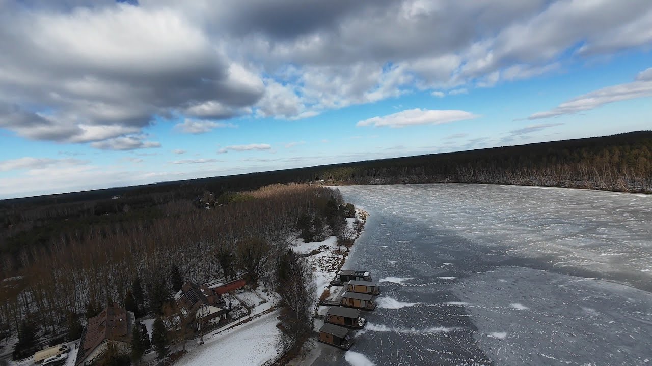 Zalew Koronowski- skuty lodem- Rybakówka i Wind. Luty 2026