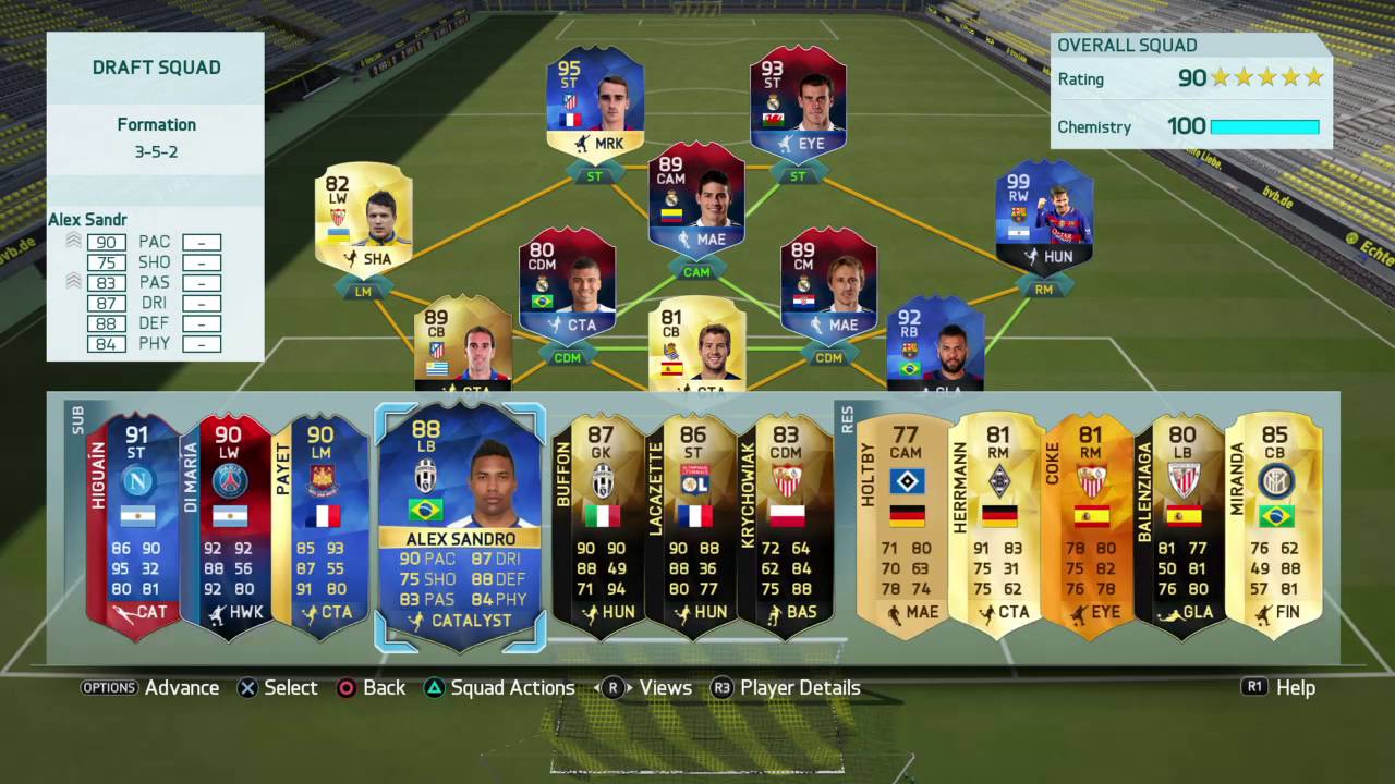 5 iMOTM + 99 MESSI + 190 DRAFT ! (93 ST Bale, 90 Di Maria, 89 James)
