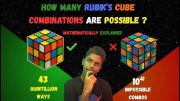 🧠 43 Quintillion? The Real Number of Rubik’s Cube Combinations Will Shock You! | Rubik