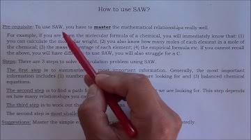 Use SAW to solve calculation problems, part 1