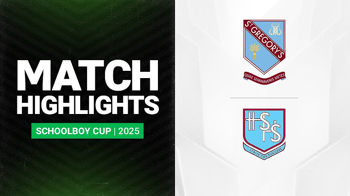 Schoolboy Cup 2025 | St Gregorys College v Hills Sports High | Match Highlights | Round 3